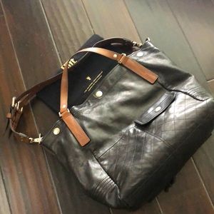 FRYE quilted leather purse!